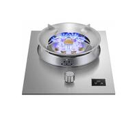 BZJPRFC Gas Stove 1 Burner,Portable Gas Stove,Gas/LP Gas Conversion Stove,Stainless Steel Indoor Regulators,with Flameout Protection,for Home Kitchen(LPG)