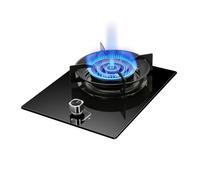 BZJPRFC Gas Stove with 1 Burner,kitchen Counter Top Stove,5.2KW Camping Gas Cooker,Outdoor and Indoor Portable,with Flameout Protection,for Home Kitchen(NG)