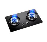 BZJPRFC Gas Stove with 2 Burner,5.2KW Camping Gas Cooker,Catering Indoor Regulators,with Flameout Protection,for Natural Gas/liquefied Petroleum Gas(LPG)