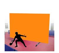 BZJPRFC Portable Table Tennis Baffle,Table Tennis Field Fence,Foldable Heavy-Duty Baffles Around Courts,70kg Load Capacity,for Indoor and Outdoor Use(Orange,5 pieces)