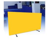 BZJPRFC Table Tennis Field Fence,Portable Ping Pong Baffle,Heavy Duty Contest Surround Block,70kg Load Capacity,Easy to Set Up,for Court Training Home Use(Yellow,3 pieces)
