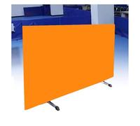 BZJPRFC Table Tennis Field Fence,Portable Ping Pong Baffle,Heavy Duty Contest Surround Block,70kg Load Capacity,Easy to Set Up,for Court Training Home Use(Orange,5 pieces)