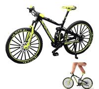 bzjqh Mini Bicycle Model, Finger Bike Model 1:10 Scale Die-Cast Mini Bicycle, Collectible Toy for Enthusiasts, Perfect for Display, Role-Play & Birthday Gifts (20×12CM) (green)