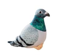 bzjqh Pigeon Plush Toy, Realistic Pigeon Doll, Animal Stuffed Doll, Lifelike Bird Plushie for Kids, Gift for Children's Day & Education