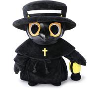bzjqh Plague Plush Doll, Halloween Plush Doll, Plague Doctor Plush Toy 25cm Beaked Raven Stuffed Animal, Halloween Doll & Gift for Fans