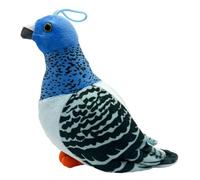 bzjqh Realistic Pigeon Doll Toy, Pigeon Plush, Animal Stuffed Doll Lifelike Bird Plushie for Kids, Gift for Children's Day & Education, Blue- 20cm