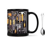 BZLNEXEDD Funny Coffee Mug Mechanic Tool Box,Toolbox Coffee Mug,Ceramic Toolbox Tea Cup,Tool Box Tea Mug Funny Gift for Husband Dad, Creativity Funny Coffee Mug - Mechanic Toolbox Set Pattern,