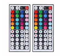 BZONE RGB LED Strip Light Remote Controller 44 Key 2 Pack, IR Remote Controller Replacement for SMD 5050 3528 2835 RGB LED Light Strip Lights