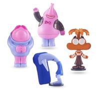 BZQCPLX 4 Pcs Inside Figures,Cartoon Theme Figure, Inside Figures Set,Inside Cake Topper Figures, for Fans Kids Birthday Gifts