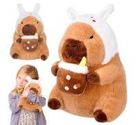 BZQCPLX Capybala Stuffed Animal, Capybala Plush Toy, Cute Capybala Rabbit Doll, Capybala Plush Pillow, Plush Animal Dolls, Gifts for Boys Girls Kids, Home Decor (35cm)