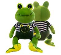 BZQCPLX Frog Stuffed Animal, Soft Cuddly Plush Toy for Girls and Boys - 30cm