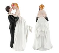 BZQCPLX Wedding Couple Figurine Hugging Couple Statue Resin Wedding Cake Toppers Bride and Groom Figurines Wedding Figurines for Desktop Ornament Wedding Gifts Home Decor
