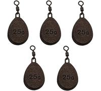 BZS Carp Fishing Weights 0.3oz 0.5oz 0.7oz 0.9oz 1.1oz 1.4oz 2.1oz 2.5oz 3oz (10 Pack -15g /0.5oz, Smooth)