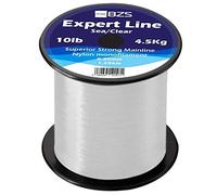 BZS Expert Carp Coarse Fishing Line Nylon Monofilament - Strong Tension High Load String Spool 4lb 5lb 6lb 8lb 10lb 12lb 15lb 20lb 25lb 30lb 40lb 50lb 60lb (Clear, 0.80mm - 182m / 60lbs - 27.3Kg)