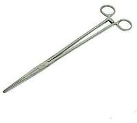 BZS Fishing Forceps Stainless Steel Fishing Scissors 6" 8" 10" 12" For Unhooking Fish craft dolls house hobby (8" Straight)