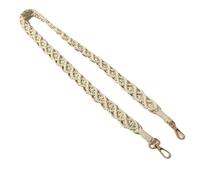 BZSDDY 100/120 CM Dusty Blue Handmade Boho Shoulder Straps, Phone Hanging Rope, Braided Bag Strap Replacement for Bag Making