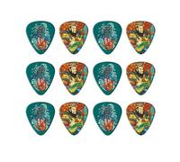 BZSDDY 20-Pack Guitar Picks with Man Pattern, Acoustic and Electric Guitar Plectrums, Perfect for Bass and Ukulele - Stylish, Durable Picks for Musicians (20PCS, 0.71mm)