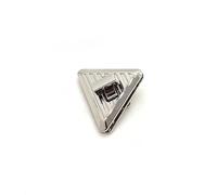 BZSDDY 5/10PCS Triangular Alloy Triangle Purse Tuck Lock Clasp, 39 * 31MM Secure Fastening, DIY Craft Accessory, Purse Repair, Bag Making Hardware