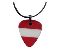 BZSDDY National Flag Guitar Picks Necklace Pendant, Celluloid Guitar Picks for Acoustic, Electric, Bass, and Ukulele, Classic Plectrums for Musicians (SP245, 2PCS)