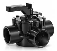 Bzsunway 4715 3-Port 1.5 to 2-Inch Diverter Valve Replace Part for Jandy 1.5 Inch 3 Way Positive Seal Diverter Valve Compatible with Ground Pool, Tub & Spa System