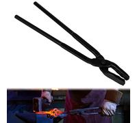 Bzsunway Knife Forging Tool Blacksmithing Tongs Blacksmith Wolf Jaw Tongs 15 inch for Beginner & Master