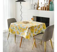 BZUEPRS Spring Tetragonum PVC Tablecloth - Waterproof, Stain-Resistant & Wipeable Table Cover. Ideal for Birthday Parties, Dining Tables, Tea Tables, Outdoor Events, and Kitchen Use. (140 * 140cm)