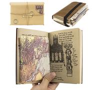 Bzuiawi Grail Diary Indiana Journal, Indiana Grail Diary Journal, Indiana Holy Grail Diary Props, Vintage Leather Journal Classic Movie Prop