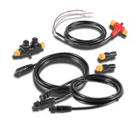 Bzumperyz NMEA 2000 Network Starter Kit for Lowrance Simrad B&G Navico Garmin Networks/Fishfinder/Chartplotter, Includes Backbone Cables丨Drop Cables丨 Tees丨 Terminators Kits, IP67 Waterproof