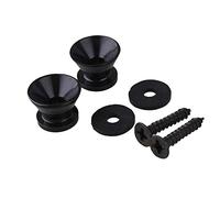 BZVCRTYKL 1 Pair Plated Strap Locks Durable for Acoustic Guitar Bass /2814