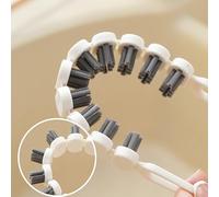 BZVCRTYKL 2 Pcs of Flexible Gap Cleaning Brush for Kitchen, U-shaped Brush for Bathroom, Multifunctional Soft Bristle Gap Brush for Tap Corners and More /301