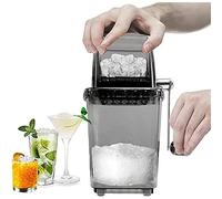 BZVCRTYKL Ice Crusher Manual Rotary Ice Crusher Cocktail Ice Crusher Crusher Smoothie Ice Crusher Household Beverage Chopping Mixer Household Commercial Small Ice Maker Small Ice Cru/2440