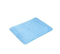 BZVCRTYKL Pet Summer Ice Mat Cooling Sleep Mat Pet Sofa Mat Floor Mat Dog Ice Mat Spring Summer Cat Cooling Mat/632(Pet Ice Silk Mat Blue,M(62 * 50cm))