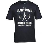 BZYTQA IIR Inspired by The Blair Witch Project Hiking Club T-Shirt Black