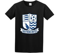 BZYTQA Men Southend United Quotes O Neck Men Shirt Black