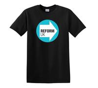 BZYTQA Reform UK Let's Make Britain Great Again Political Farage TICE t-Shirt Black