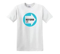 BZYTQA Reform UK Let's Make Britain Great Again Political Farage TICE t-Shirt White