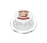 Bzz Bzz Motherfu##er Cute Bee Funny Sarcastic Buzzing Humor PopSockets PopGrip for MagSafe