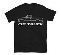 C/10 Truck 1970 Classic Pickup T-Shirt Vintage 4x4 Auto Retro Tee for Men Black