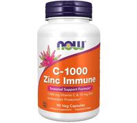 NOW Foods, C-1000 Zinc Immune , 180 Veg Capsules
