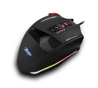 C-13 Wired Gaming Mouse 13 Programming Keys Adjustable 10000DPI RGB Light Belt 128KB On-board Memory Built-in Counterweight Mechanism