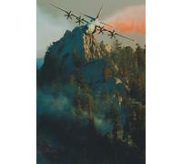 C-130 Airtanker Wildfire Journal: A Lined Hardcover Notebook Featuring Aerial Firefighting and Retardant Drop