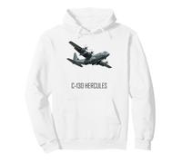 C-130 Hercules Geometric Warplane Pullover Hoodie