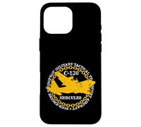 C-130 Hercules Military Tactical Transport Aircraft Vintage Case for iPhone 16 Pro Max