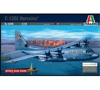 C-130J Hercules PRM Edition Airplane Plastic Kit 1:72 Model ITALERI