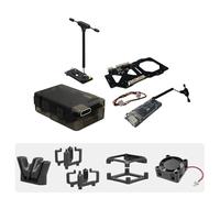 C-20T FPV Camera Gimbal Mount Kit with FPV Head Tracking Transmitter & Receiver,Cooling Fan, Antenna Mount-Compatible with DJI O3,Walksnail Avatar,Moonlight Runcam Link for RC Cars,Airplanes,Drones