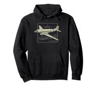 C-47 Skytrain Dakota | Military Transport Airplane Pullover Hoodie