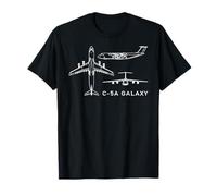 C-5 Galaxy Military Transport Plane Airplane T-Shirt
