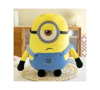 (C 50cm) Cute Minions Movie Characters Yellow Plush Toys Bob Stuart In Jeans Soft Dolls Toys & Hobbies Christmas Birthday Gift 1pcs