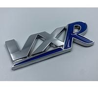 C&A 3D Chrome and Blue insertion VXR sticker logo car badge boot Chrome effect
