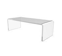 C Acrylic Display Risers - ckable Cupcake & Figure Shelves - Versatile 35x20x15cm C nd for Showcasing Products, Ideal for Retail & Home Decor